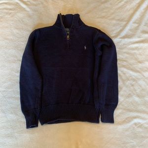 Boys Polo by Ralph Lauren Quarter Zip Sweater